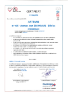 ARTEMIS Certificat Qualiopi RNQ4705 2025_2028